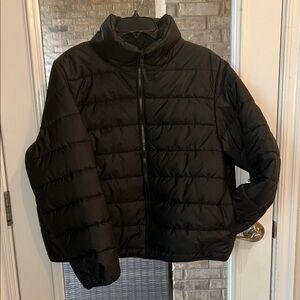 Wild Fable Black Cropped Puffer Jacket. Size XXL